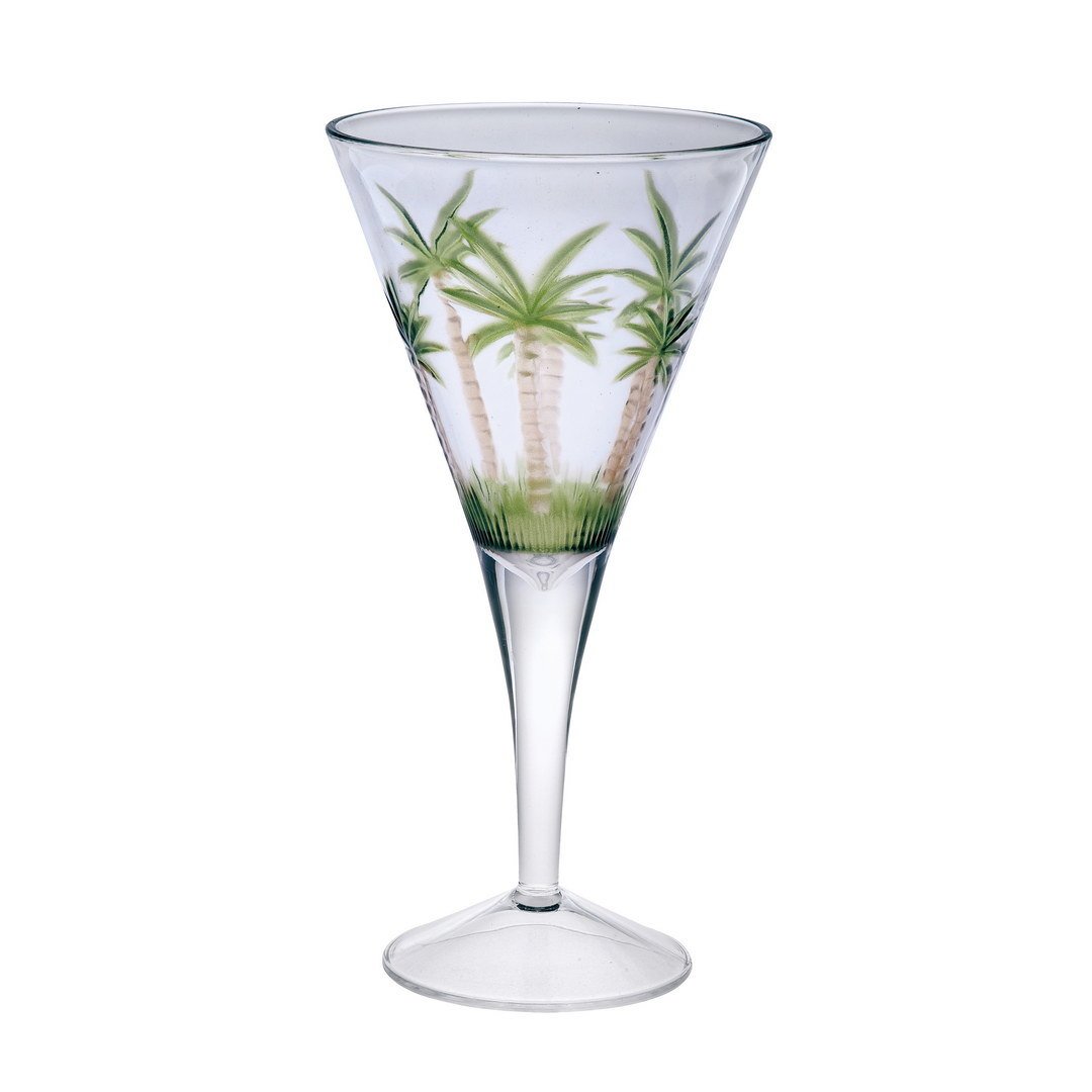 Palm Tree V Shaped Plastic Wine Glasses Set of 4 (14oz), BPA Free Acrylic Wine Glass Set, Unbreakable Red Wine Glasses, White Wine Glasses Palm Tree V Shaped Plastic Wine Glasses Set of 4 (14oz), BPA Free Acrylic Wine Glass Set, Unbreakable Red Wine Glasses, White Wine Glasses