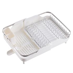 Dish Drying Rack Expandable Drainer Stainless Steel Kitchen Utensil Holder