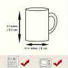2pcs 11oz "Love You" Couple Cat Mug Set, Cute Ceramic Mugs with Whisker Designs, Dishwasher-Safe, Funny Gift for