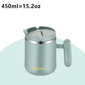 1pc; 304 Stainless Steel Insulation Cup; Large Capacity Water Cup (Color: green)