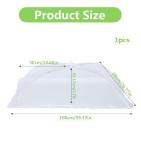 1pc/6pcs Plain Food Cover (size: Large (39.37in*26.77i))