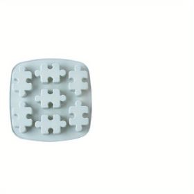 1pc; Puzzle Piece Chocolate Mold; 3D Silicone Mold; Pizzle Piece Shaped Candy Mold; Fondant Mold; Jello Mold; Ice Cube Trays; For DIY Cake Decorating (Color: Blue1pc)