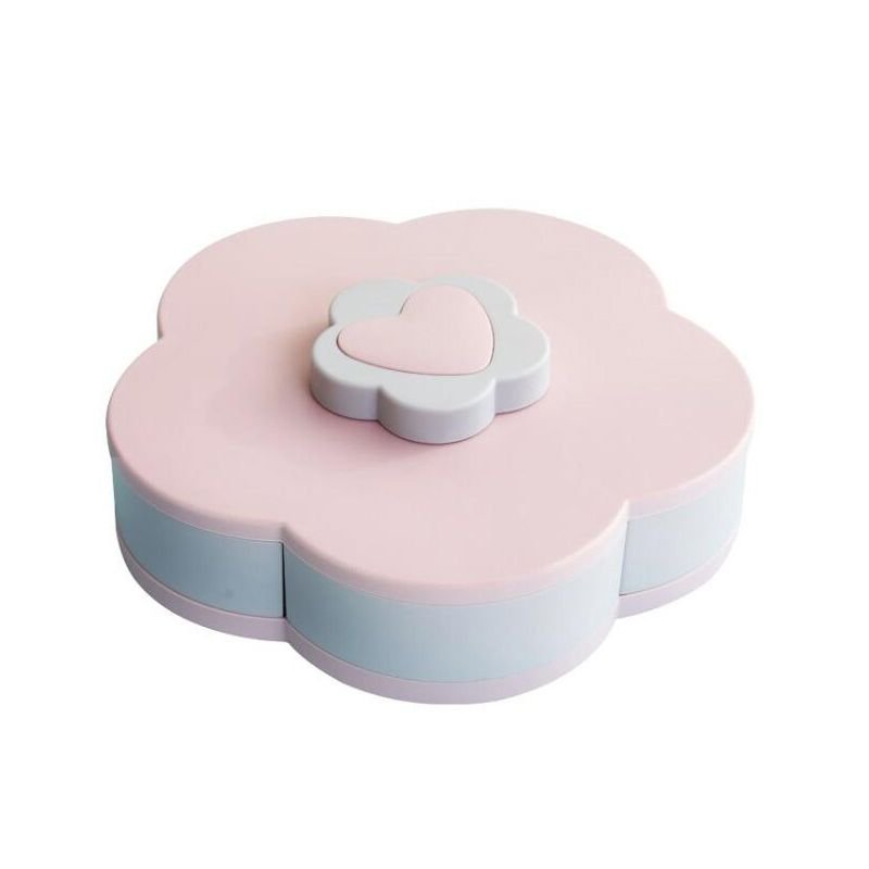 Flower Type Rotating Candy Box Melon Seed Nut Candy Snack Dry Fruit Holder Plastic Storage Box Plate Dish Tray Table Organizer Partition Manager Box P Flower Type Rotating Candy Box Melon Seed Nut Candy Snack Dry Fruit Holder Plastic Storage Box Plate Dish Tray Table Organizer Partition Manager Box P