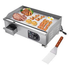 Electric Countertop Griddle (Color: as Pic)